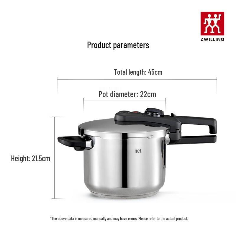 Zwilling EcoQuick II Stainless Steel Pressure Cooker