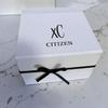 Used Working item Citizen xC Eco Drive pink gold wristwatch with box extra frames available