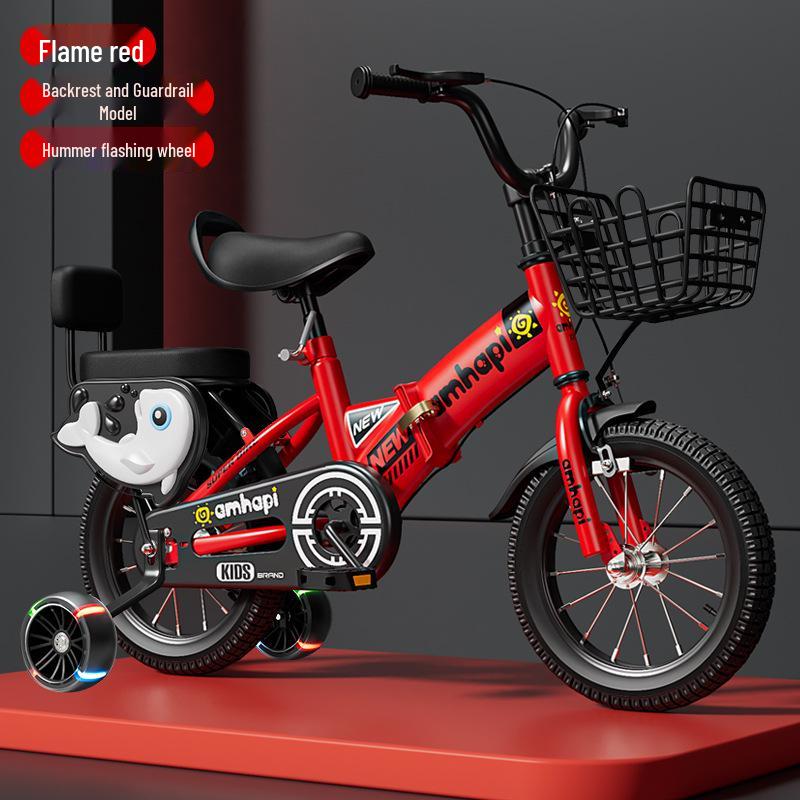 

16-дюймовый детский складной трехколесный велосипед с педалями для возраста 2-8 лет 12 inch for 80-100 cm height