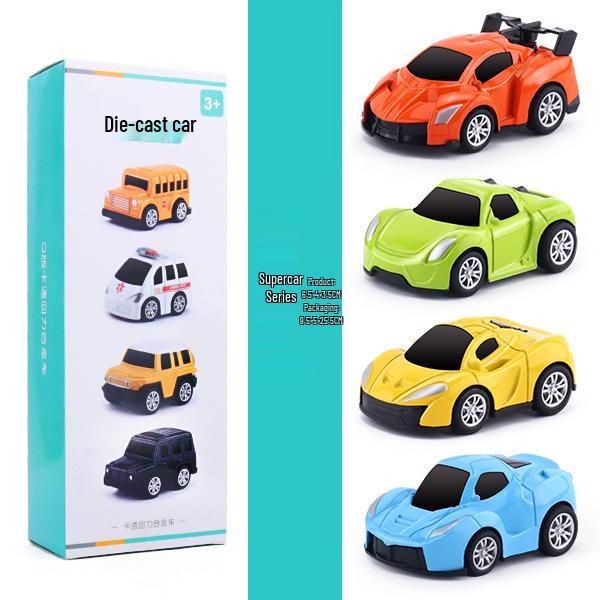 Mini Alloy Pull-Back Off-Road Car Set - Classic Toy Models for Kids