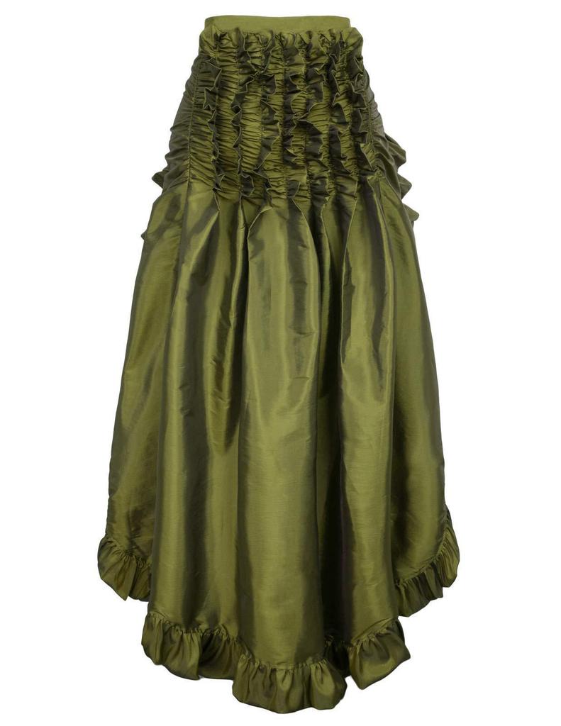 Übergröße Damen Einfarbiger Midi Tüllrock