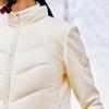 ERANLIS Women's 2025 Lightweight Slim-Fit Stand Collar Down Jacket