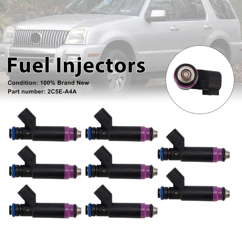 8PC 2C5E-A4A Fuel Injectors For Mercury Ford 4.6L V8 2003-2010