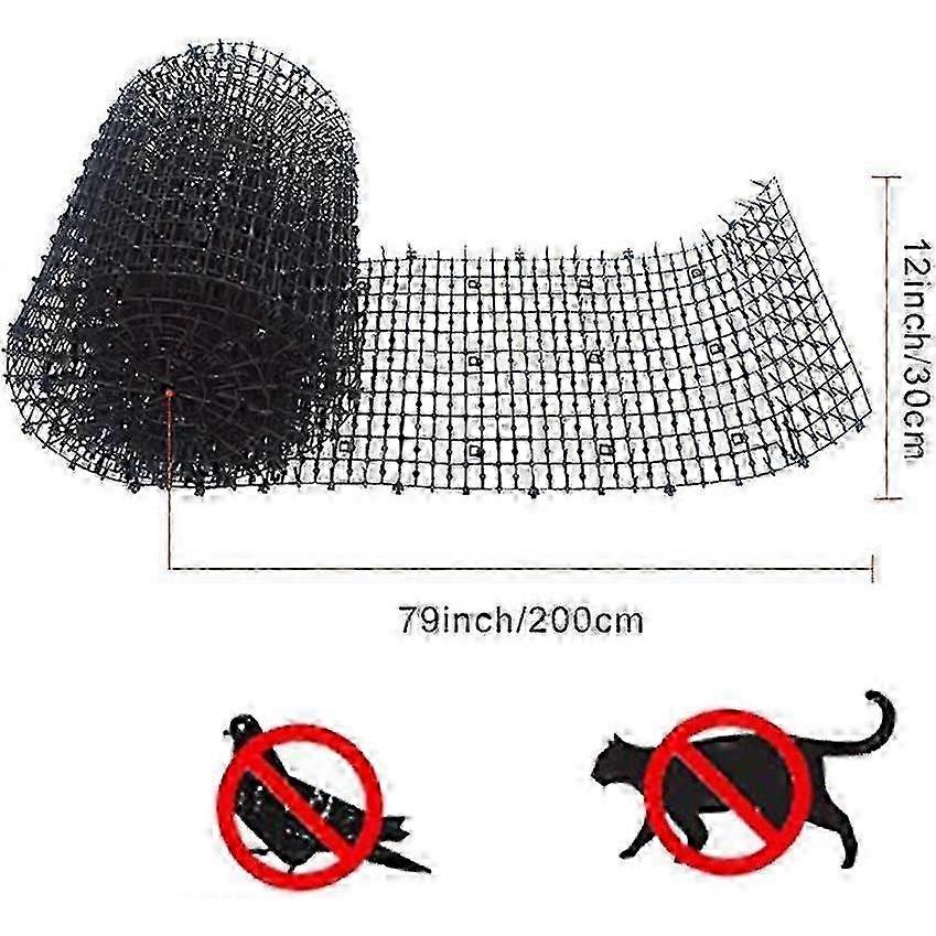 Tapis Anti-Chat d'Epine Grille De Jardin Anti Chiens, Chats Animaux De Compagnie 200 X 30 Cm 2025 2025