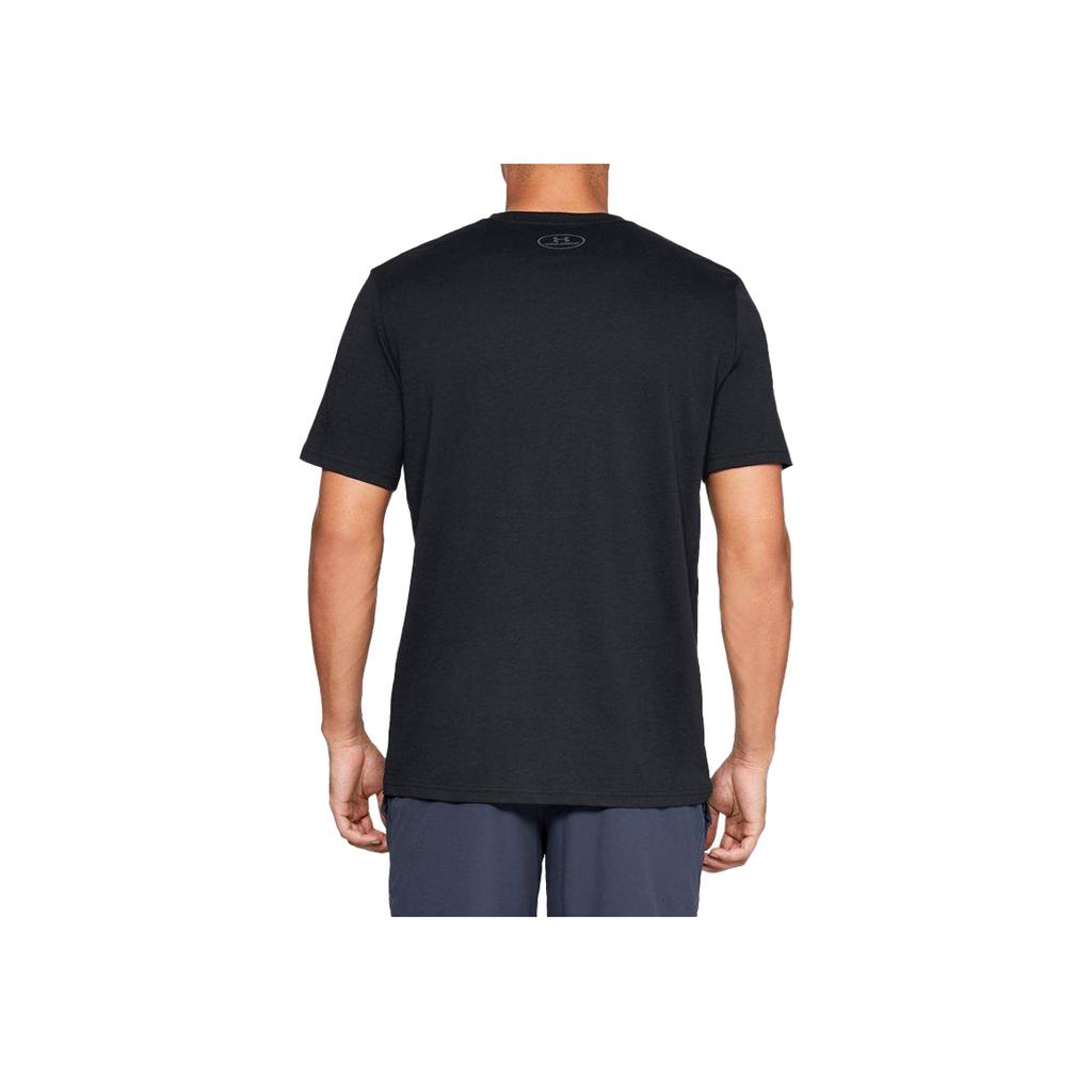 Under Armour Round Neck Regular Fit T-Shirt Men Tops Black 1329583-001