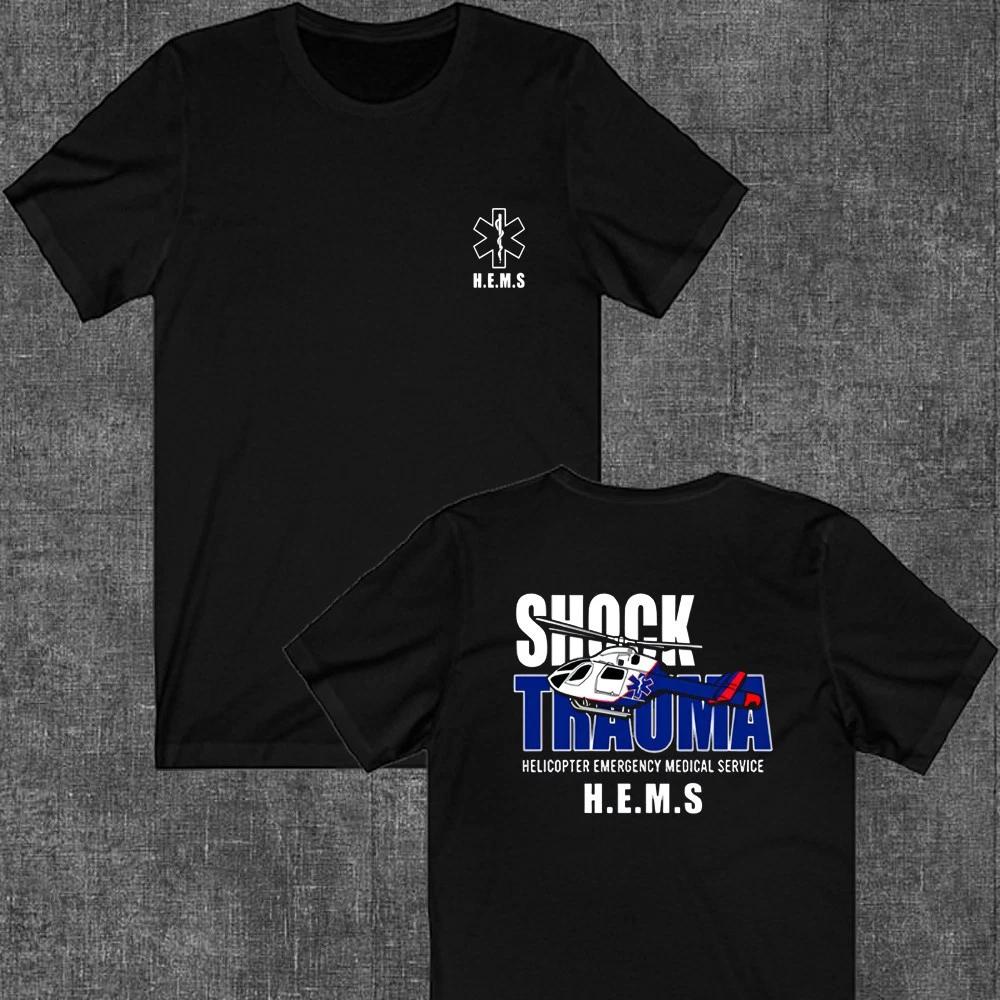 

FLight Medic Helicopter EMS Paramedic Men s Black Size S to 5XL 4XL
