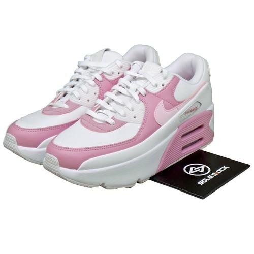 

Nike Air Max 90 LV8 White Pink FD4328-110 Women s Size EU 38.5 рожевий