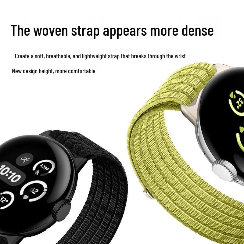 Breathable Nylon Strap for Google Pixel Watch 4/3/2 – Cloud-Like Comfort