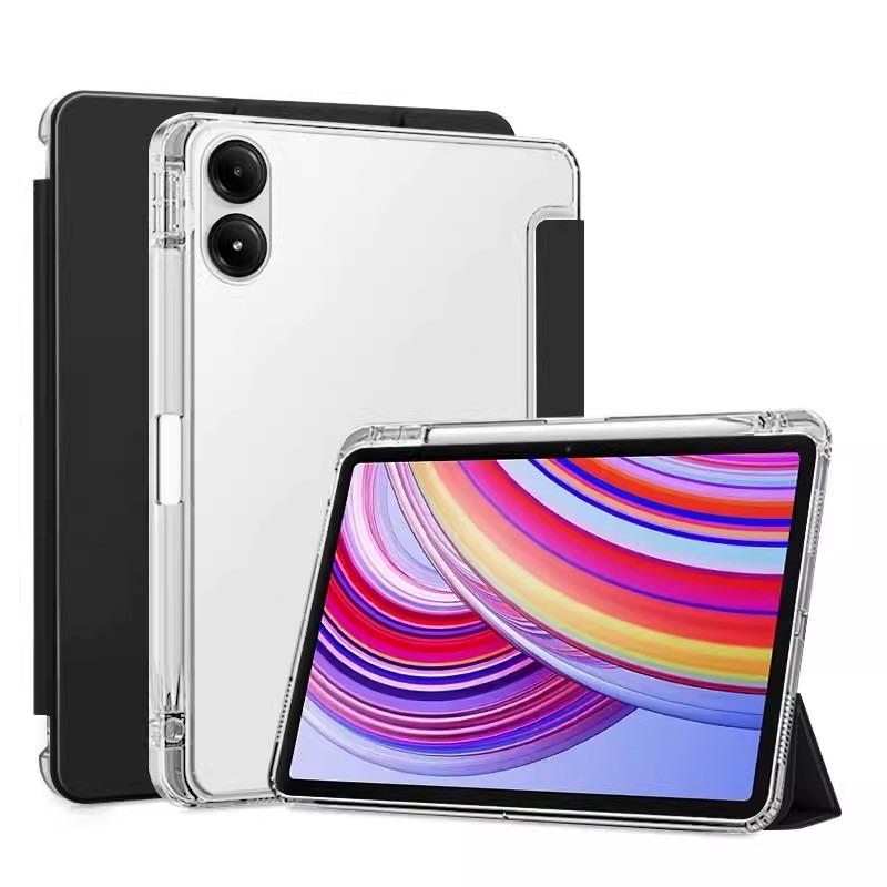 Tablet Leder Fall für Redmi Pad Pro 12,1 Fall 2024 Magnetische Smart Cover für Xiaomi Redmi Pad Pro 12,1 Zoll mit Bleistift halter Tablet Abdeckung