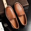 Fashion Genuine Leather Men Loafers New Summer Man Casual Shoes Soft Soled Slip on Flats Outdoor Walking Shoe Fashion Business Moccasins