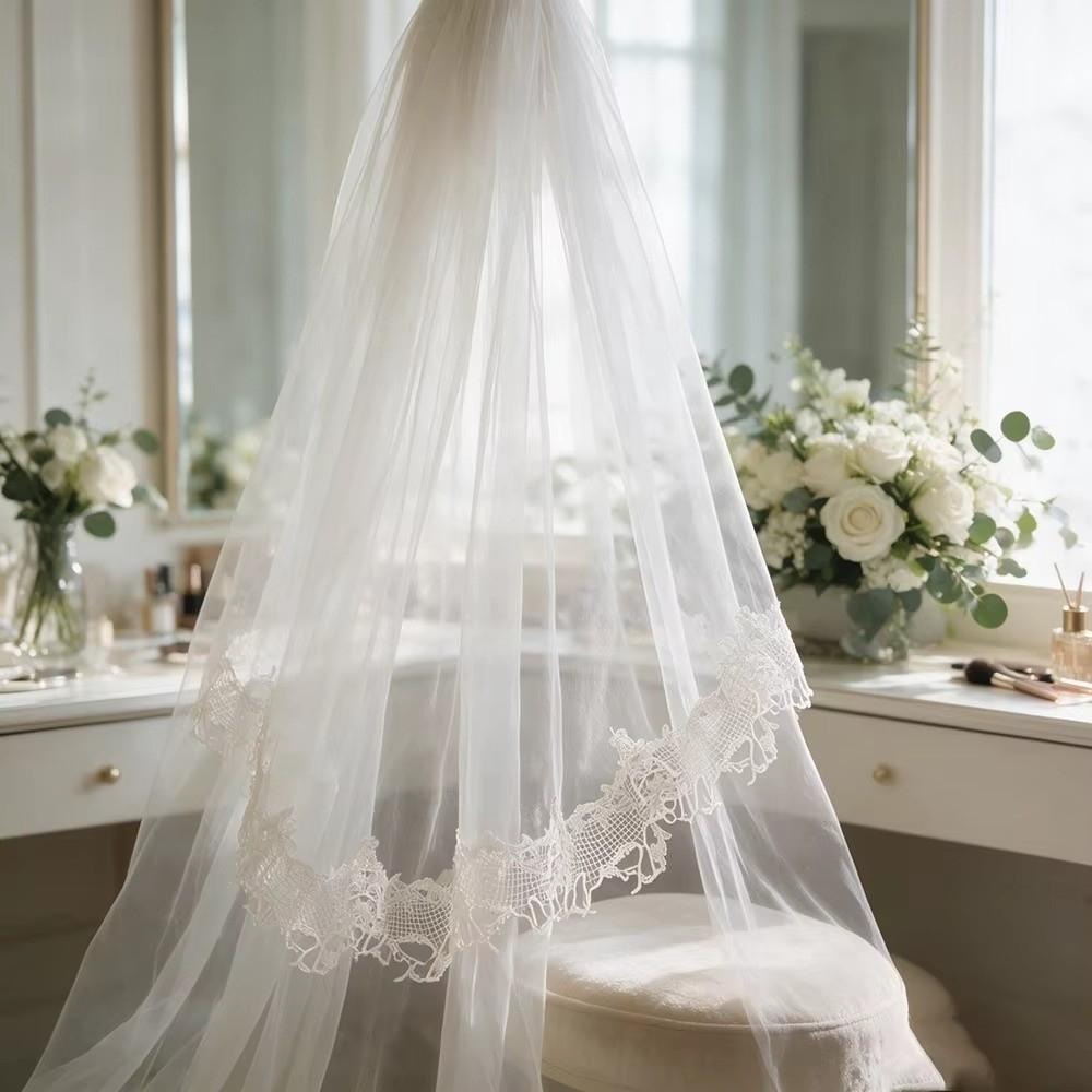 Hollow Grid Design Venise Lace Trim Irregular Edge Sew on Lace Ribbon Hollow Grid Lace Dressmaking