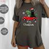 Black Lab Labrador Ride Red Truck Christmas Pajama T Shirt Sweat Tote Bag 128245 Vintage Stylish Graphic Streetwear