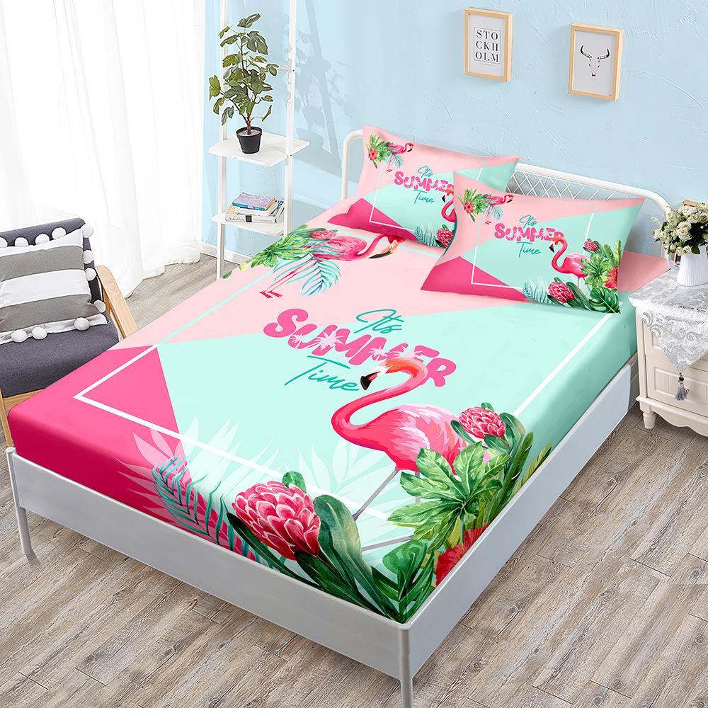 Animal Mattress Three-Piece Set, Bedspread, Pillowcase, Mattress Protective Cover, Dust-Proof And Non-Slip.
