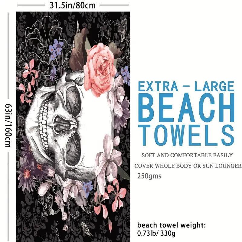 Popular Beach Towels Summer Microfiber Bath Towels Oversized