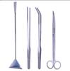 Aquatic Plant Trimming Kit: Stainless Steel Tweezers, Scissors, Clips, Flat Sand Shovel, Algae Scraper, Fish Tank Cleaning Supplies