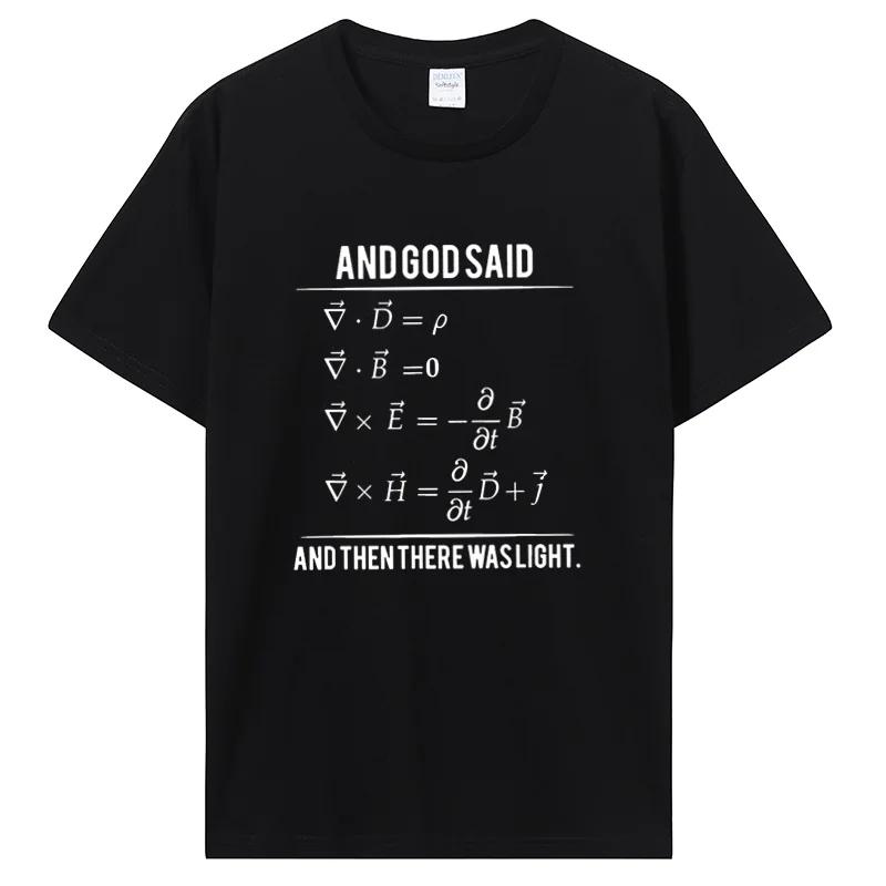 Funny God Said Maxwell Equations and Then There Was Light... S