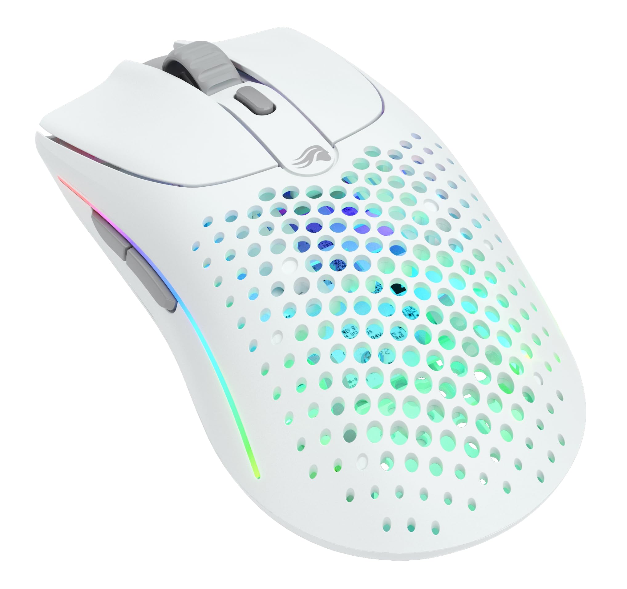 

Glorious MODEL O 2 Wireless Ultra Light Weight 68g RGB Connection Compatible Gaming Mouse Matte White MS668 2.4G Wireless/Bluetooth білий