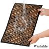 2PCS Heat-Resistant Bamboo Placemat Rectangular Heat-insulating Pad Dining Table Mat  Restaurant