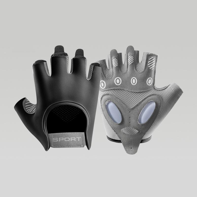 Wear Resistant Fitness Gloves Breathable Fingerless Gloves Cycling Half Finger Gloves Yoga Sports Mittens