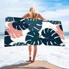 Cute Cartoon Cow Print Beach Towel Black and White Animal Polyester Quick Dry Bath Towel Summer Pool Swim Kids Girls Sand Free