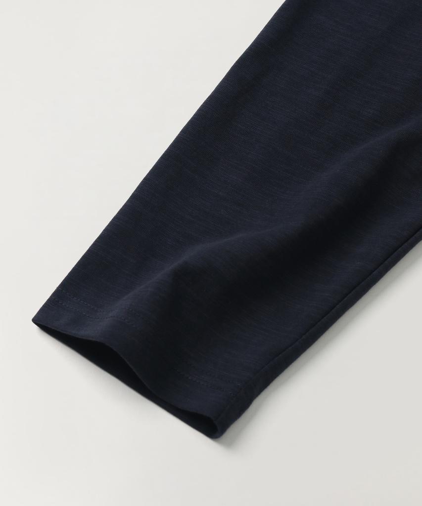 INDUST Low-Cut Cotton Slub Long Sleeve (Navy)