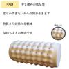 Hachiya HACHIYA Cylindrical Cushion, Memory Foam Bolster Cushion Filling, SC-1, 14R X 30cm, Firm, Stretchable, Lumbar Pillow, Sleeping Pillow