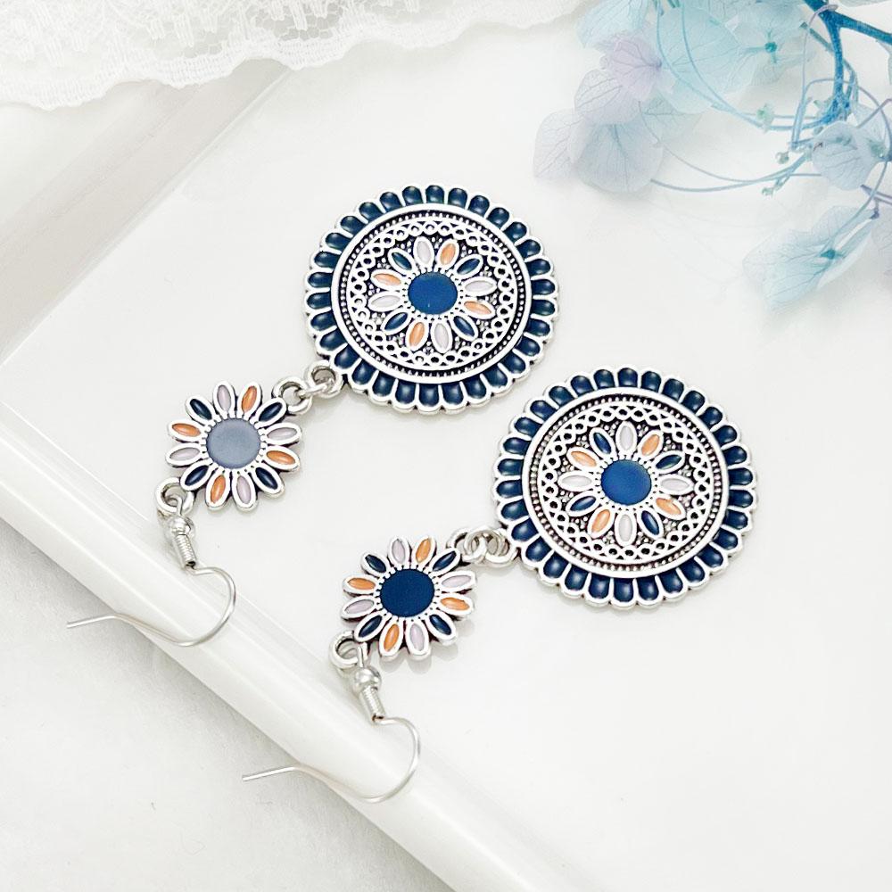 

SIMJOO модный дизайн серьги женские серьги серьги в стиле бохо синий