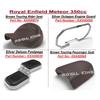 Royal Enfield "Meteor 350" "Brown Touring Seat & Footpegs" Combo Pack of 4 Pcs