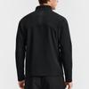 Fila Fitness Basic Minimalist Sports Casual Versatile Comfortable Knitted Jacket Men Jackets Deep-Black A11M611502FBK