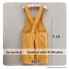 Cross-Back Cotton Crepe Apron for Milk Tea Shop Employees
