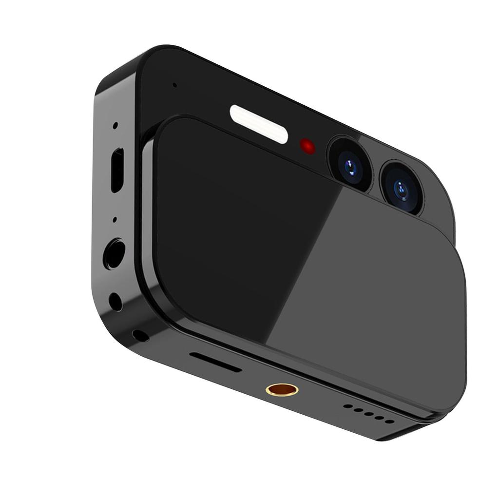4K Digital Camera 64MP HD Sliding Cover CCD for Entertainment Vlog Photography Student Beauty Selfie