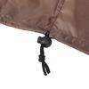 Waterproof Sturdy Covers Outdoor Deck Box Protective Cover Storage Benches Cover(Coffee)