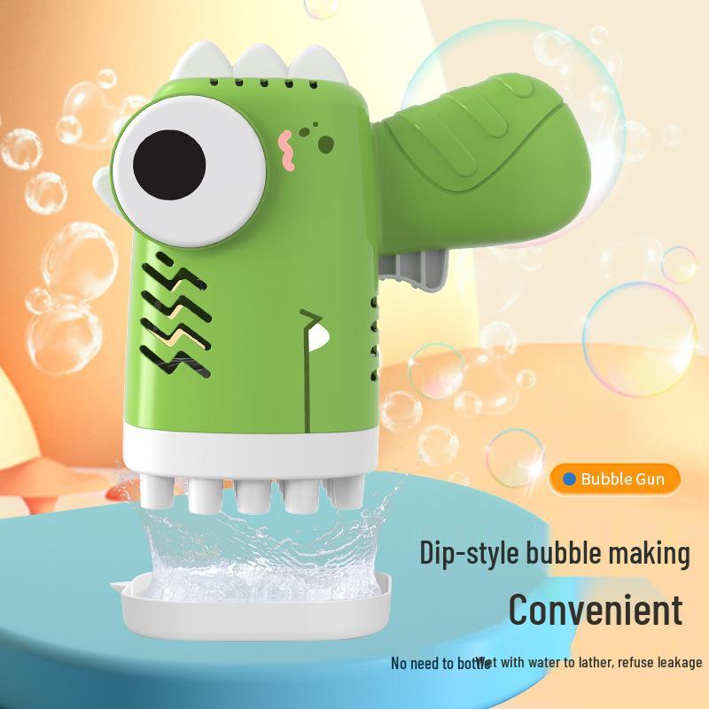 Pistol cu Bule Dinozaur pentru Copii - Semi-Automat, Etanș, Jucărie Portabilă