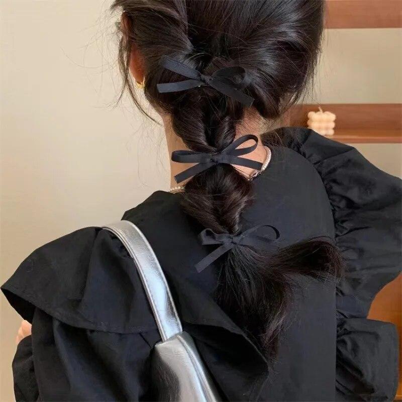 3pcs/set Bowknot Hair Clips for Women Fashion Barrettes Hairpins Headwear Sweet Girls Cute Bow Hair Clip Female Hair Accessories