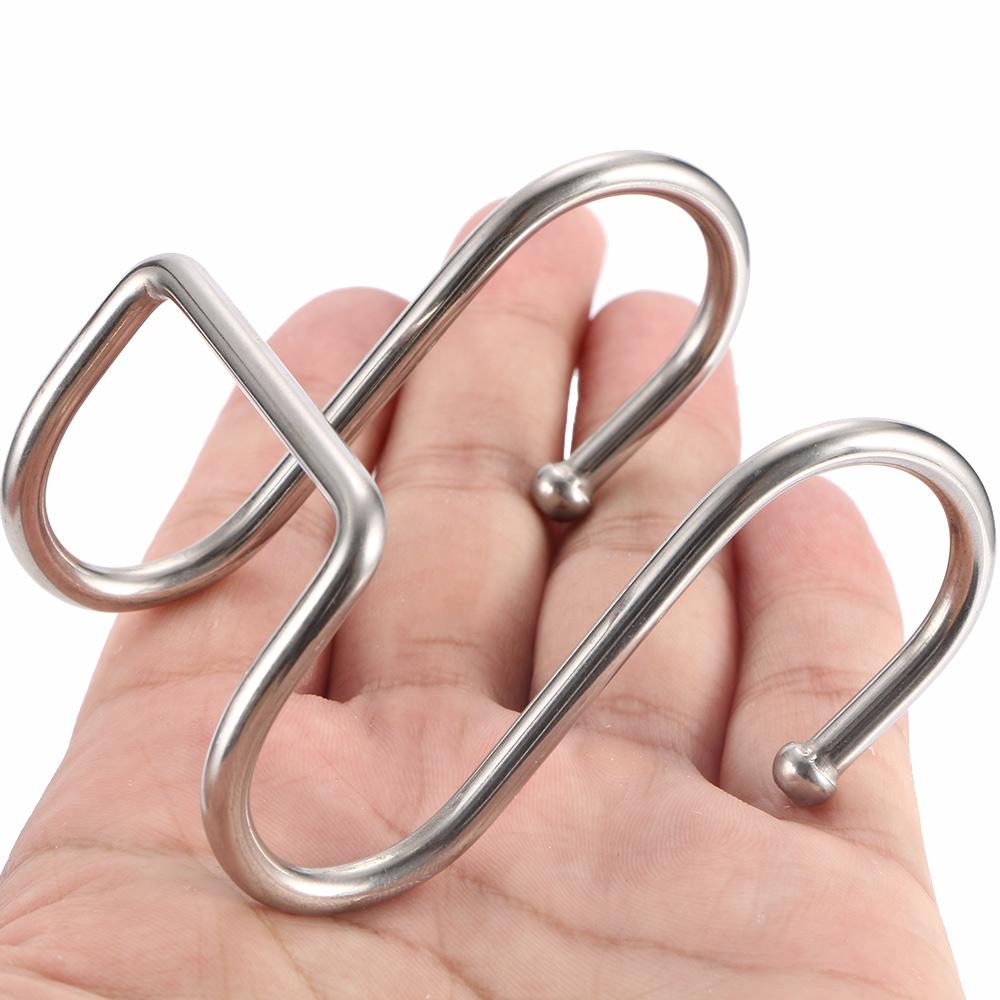 Hanger Home Door Accessories Bathroom Double S Shape Hanger Rack Storage Hook Organizer