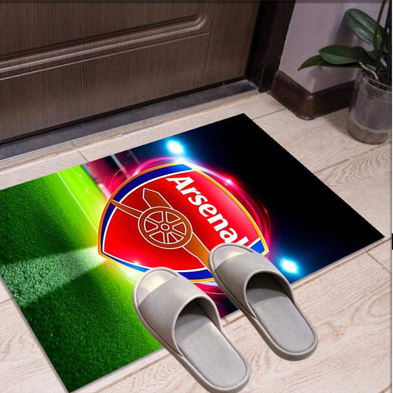 Arsenal F.C Pattern Rug, Indoor/Outdoor Mat, for Picnic, Gameroom, Bedroom, Office, Living Room, Home Decor Carpet, Birthday Gift