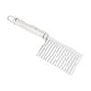 Stainless Steel Crinkle Cut Potato Slicer Wavy Blade Cutter Potato Chopper For Vegetable Chip Making Kitchen Cooking Tool