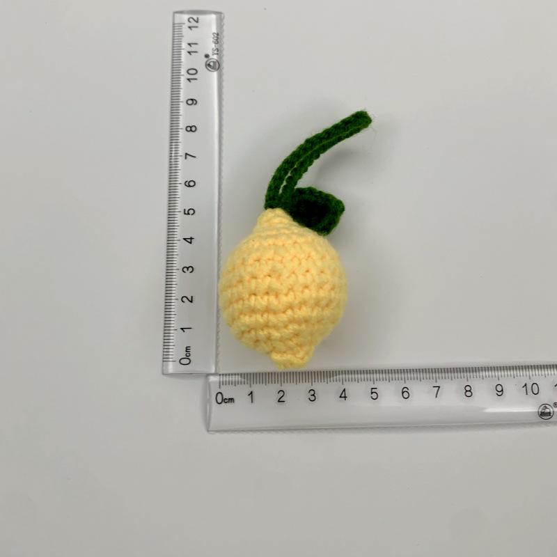 Handmade Halloween Pumpkin Crochet Keychains & Ornaments