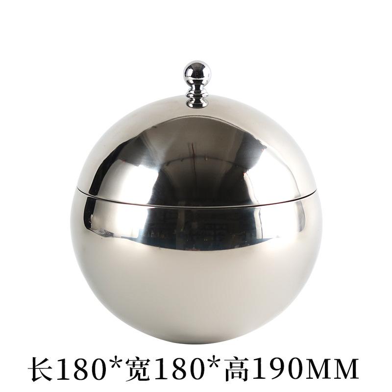 Luxury Stainless Steel Storage Jar, Bowl, Candy Jar, Golden Bird Spherical Jewelry Storage Box, Kitchen Storage Container