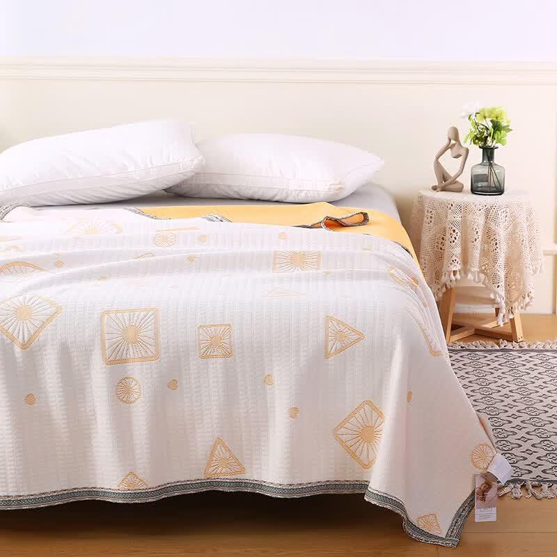 Grace Mugwort Knitted Cotton Summer Quilt