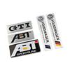 For VW Volkswagen Jetta MK5 Golf 1Pcs Car Styling Aluminum Alloy Badge Sticker For Volkswagen GTI ABT Polo Golf Passat Scirocco