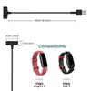 Für Fitbit Inspire 2 USB-Ladegerät Smartwatch-Ladegerät Schnellladegerät Fitness-Tracker Ersatzladegerät 1 m