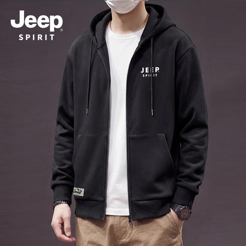 JEEP SPIRIT Men s Casual Hooded Sweatshirt XL