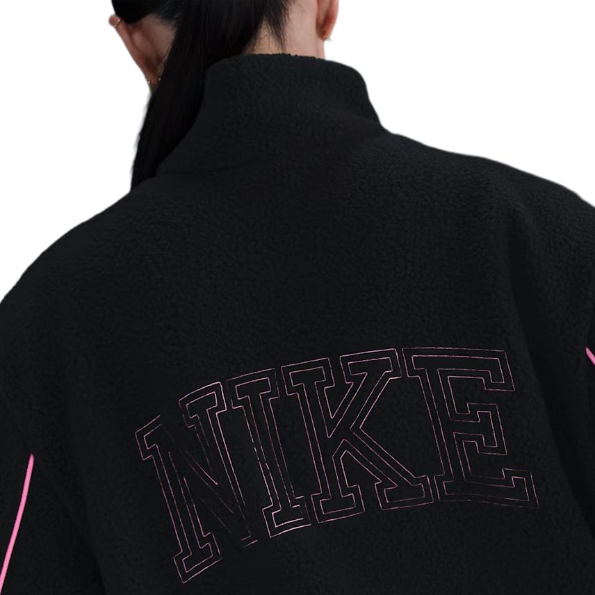 Nike Giacca in Pile con Zip Larga e Collo Alto a Manica Lunga da Donna jackets IM7485-010
