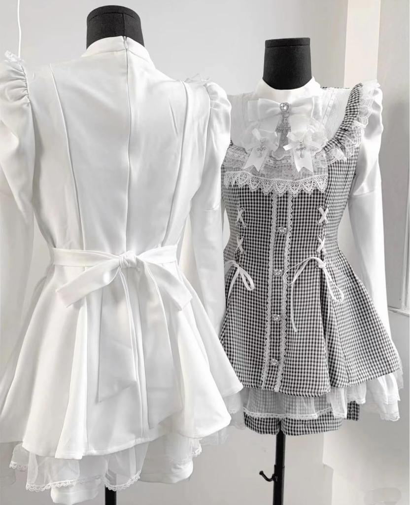 Slimming Size Perfect for Nights and Events [KALAOK] Women's A-Line Dress, White, L, Dates, Girls' Out, Parties,