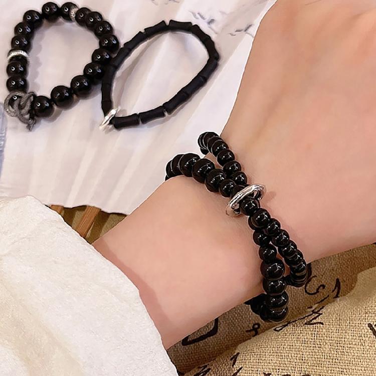 Sophisticated Beaded Bracelet National Style Jewelry Temperament Bracelet for Women with a Touch of National Style