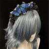 Gothicism Butterfly Hair Hoop Decorative Festival Hair Band Children Headgear Versatiles for Various Occasion