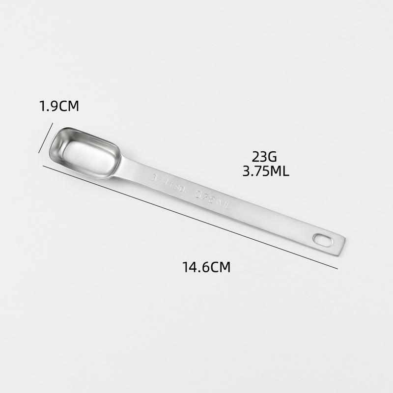 1 Pcs Stainless Steel Measuring Spoon Set Coffee Ingredients Cooking Baking Seasoning Tools Kitchen Accessories 6 specifications