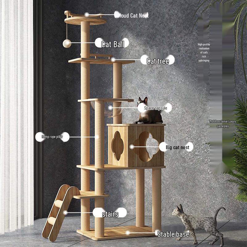 Jingzhou Multi-Level Cat Tree & Activity Center