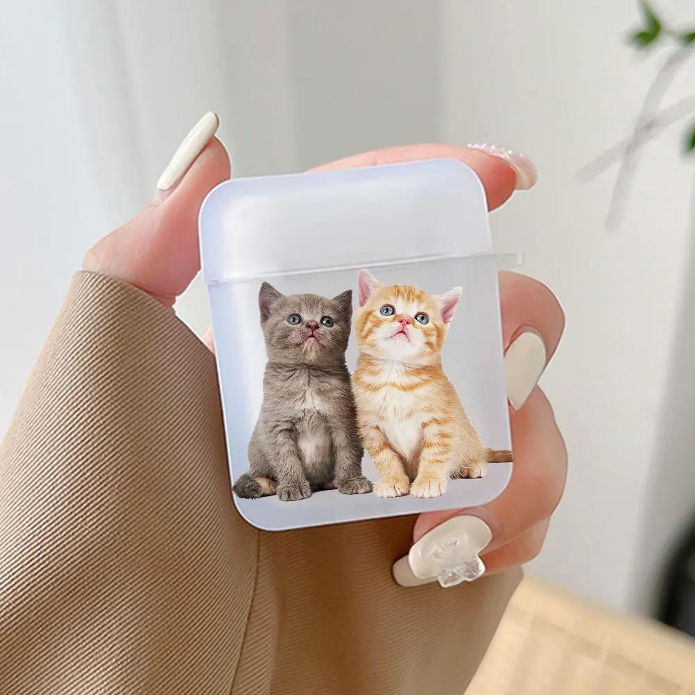 Cute Animal Cat Earphone Case for Airpods 4th 3rd Pro 3 2 Shockproof Covers for Airpod 2 3 1 Protective Accessorie Shell Fundas